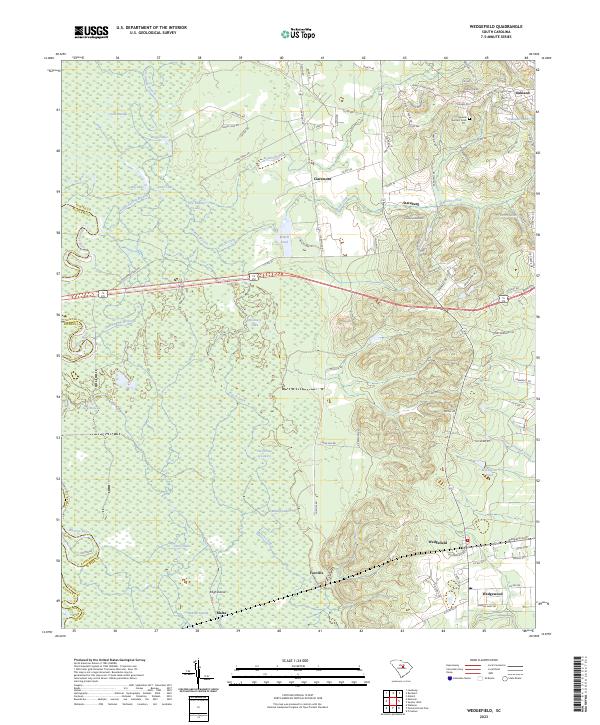 Wedgefield 2023 topographic map thumbnail