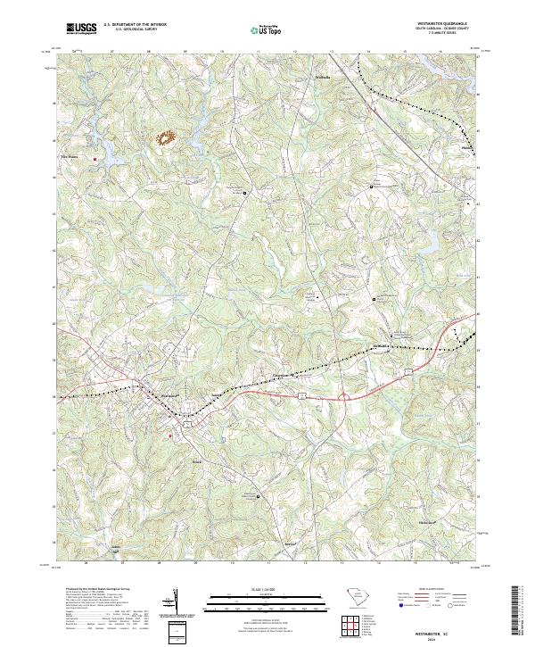 Westminster topographic map thumbnail