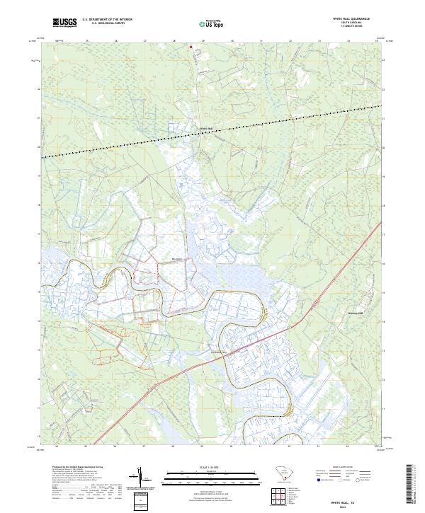 White Hall topographic map thumbnail