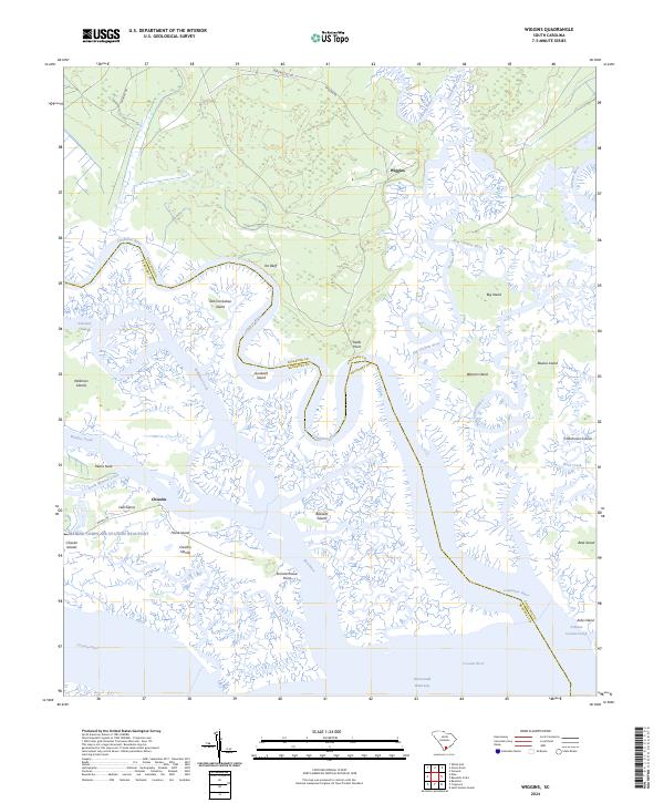 Wiggins topographic map thumbnail