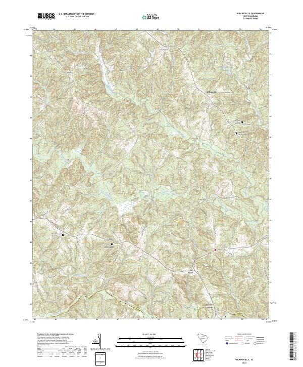 Wilkinsville topographic map thumbnail