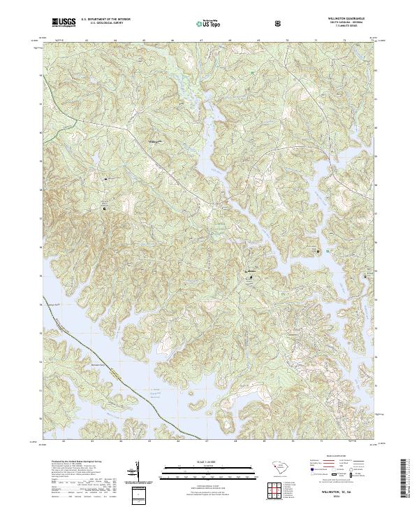 Willington topographic map thumbnail