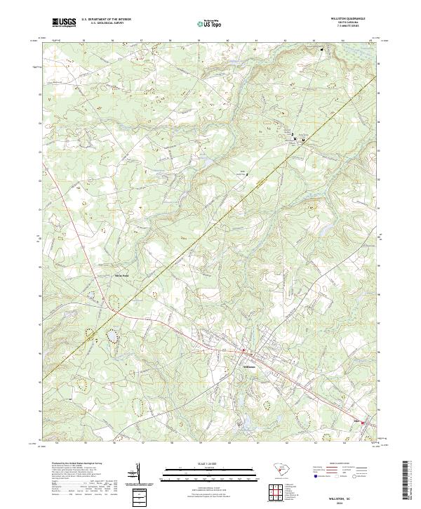 Williston topographic map thumbnail