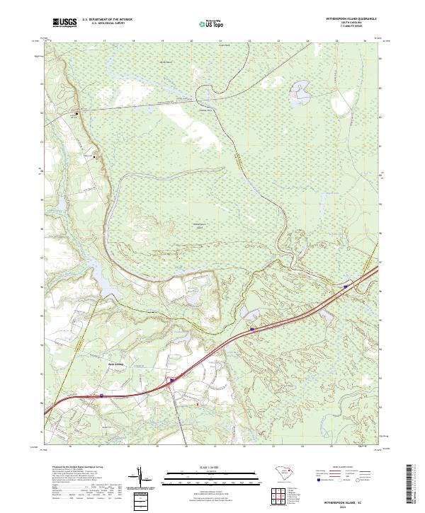 Witherspoon Island topographic map thumbnail