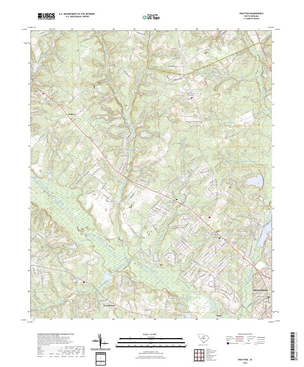 Wolfton topographic map thumbnail