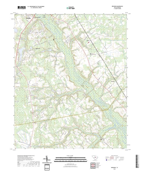 Brogdon topographic map thumbnail