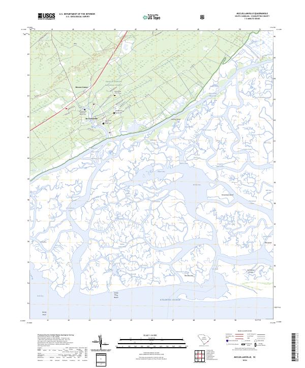 McClellanville topographic map thumbnail