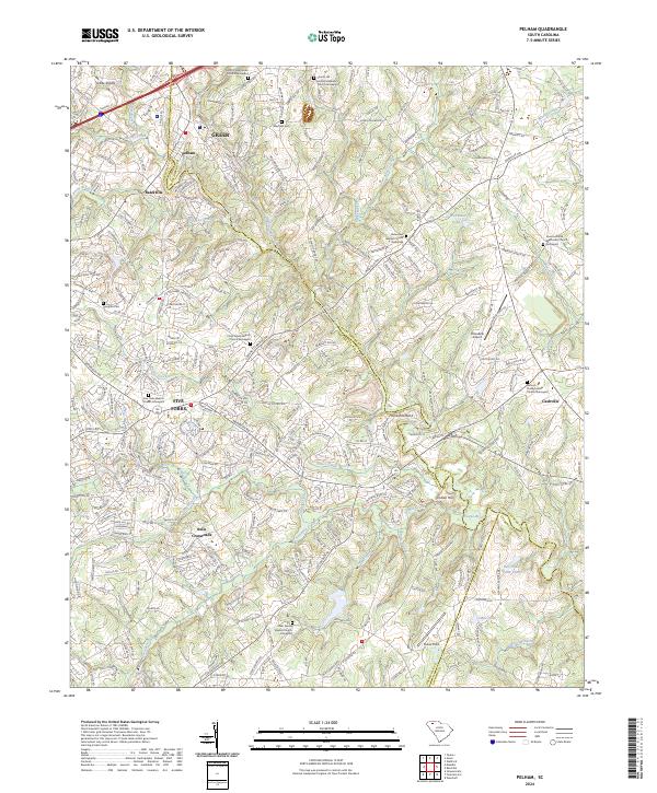 Pelham topographic map thumbnail