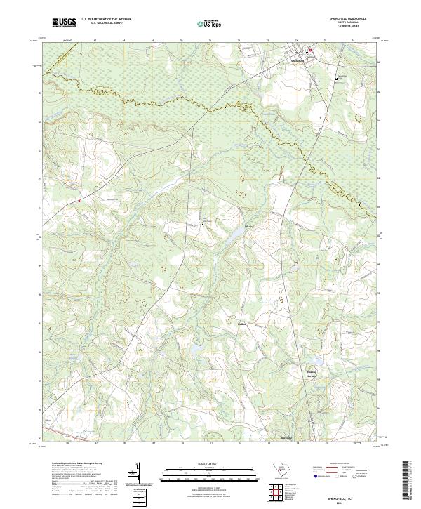 Springfield topographic map thumbnail