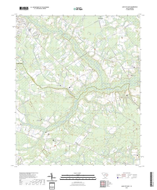 Lake City East topographic map thumbnail