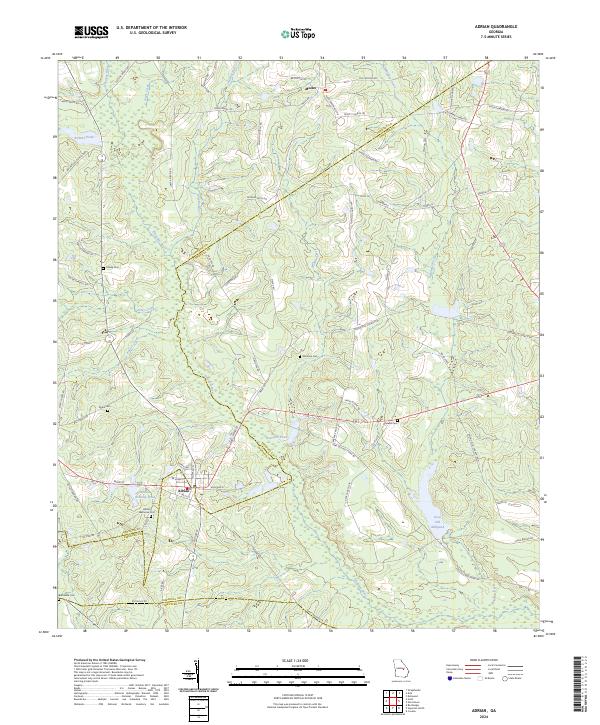 Adrian topographic map thumbnail