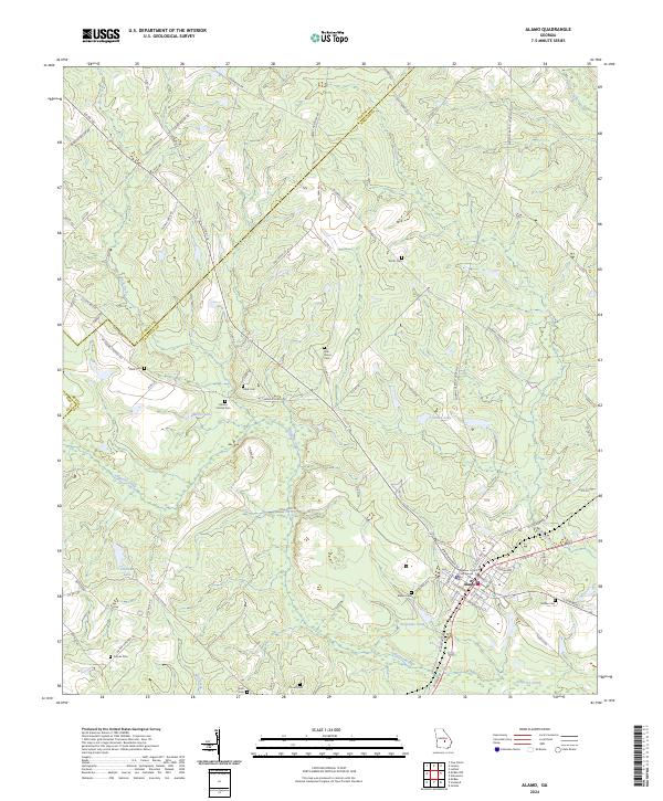Alamo topographic map thumbnail