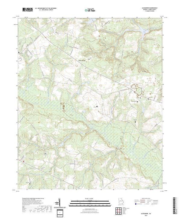 Alexander topographic map thumbnail