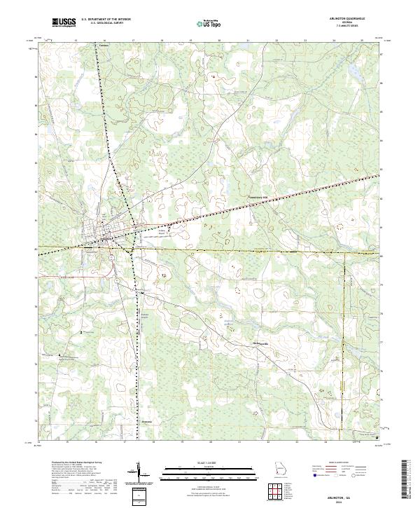 Arlington topographic map thumbnail