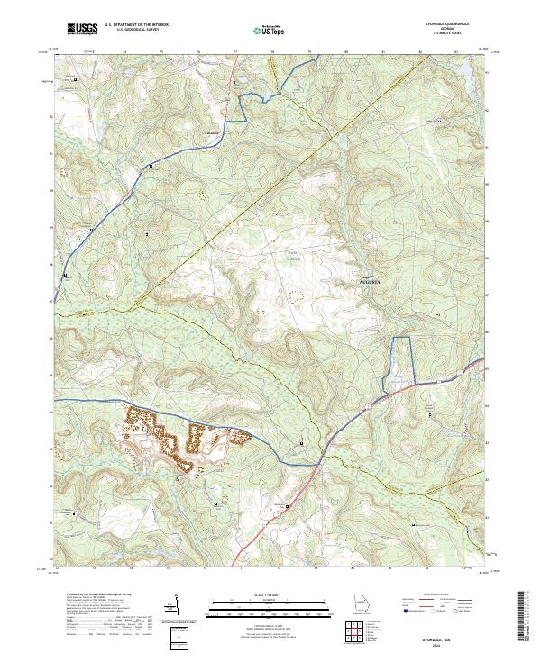 Avondale topographic map thumbnail