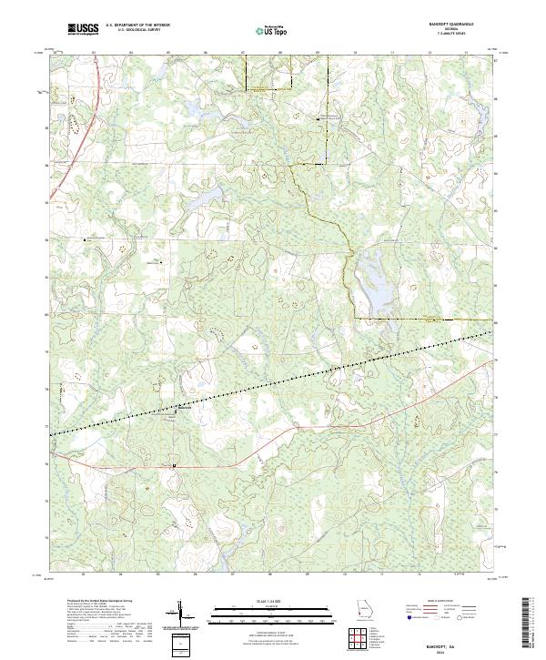 Bancroft topographic map thumbnail