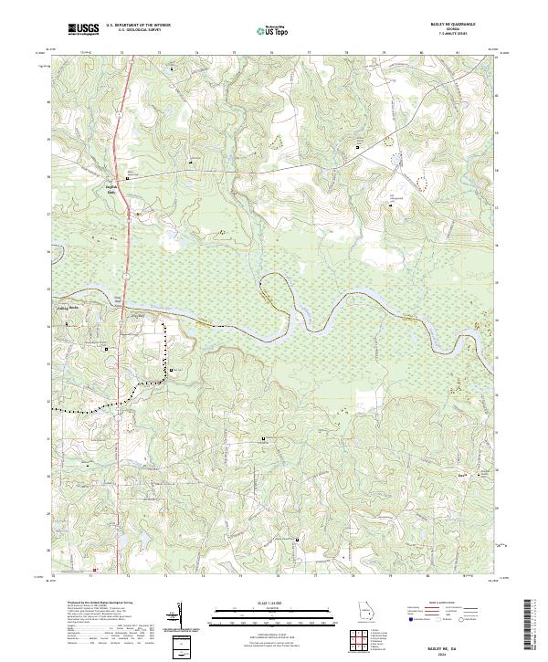 Baxley NE topographic map thumbnail
