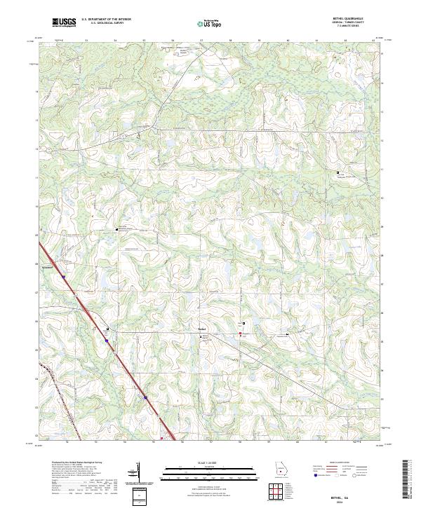 Bethel topographic map thumbnail