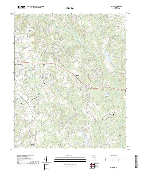 Between topographic map thumbnail
