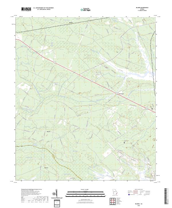 Bladen topographic map thumbnail