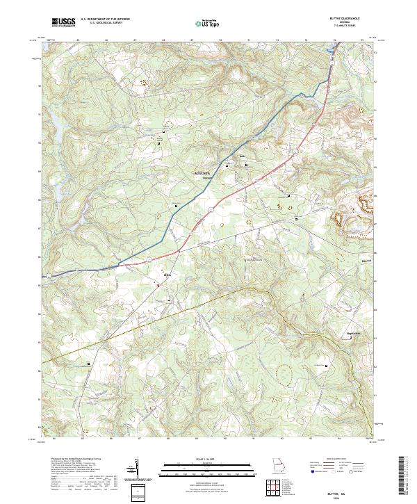 Blythe topographic map thumbnail