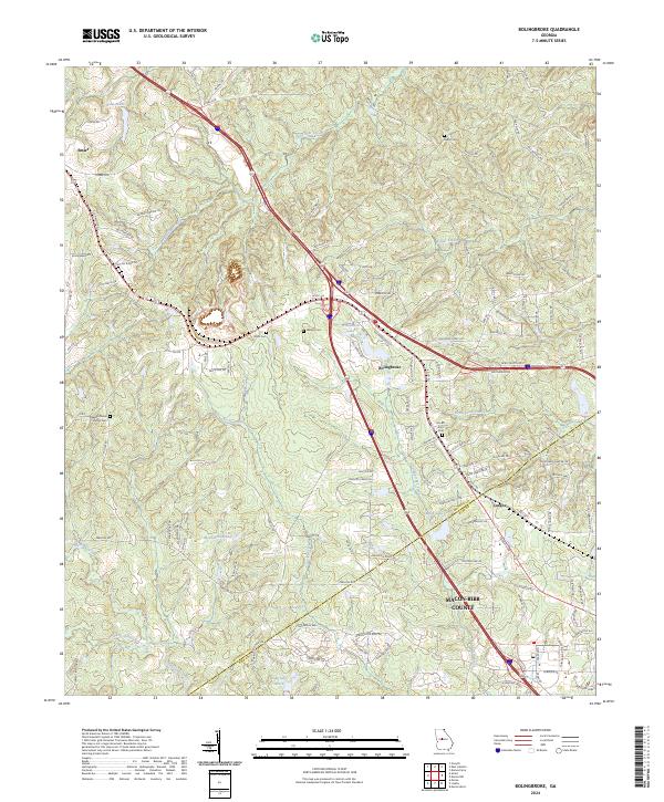 Bolingbroke topographic map thumbnail