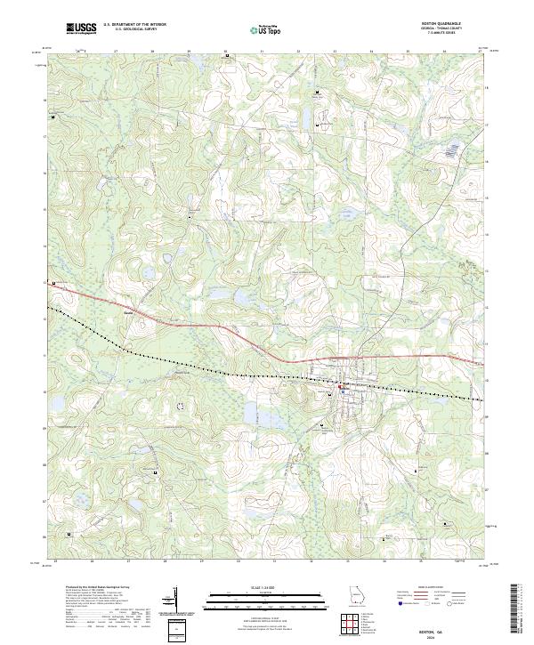 Boston topographic map thumbnail