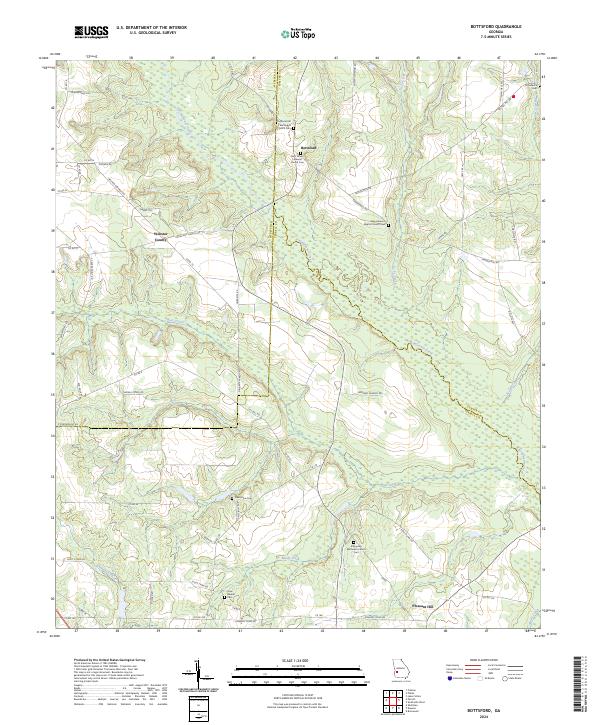 Bottsford topographic map thumbnail