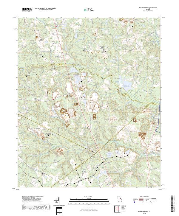 Bowdens Pond topographic map thumbnail