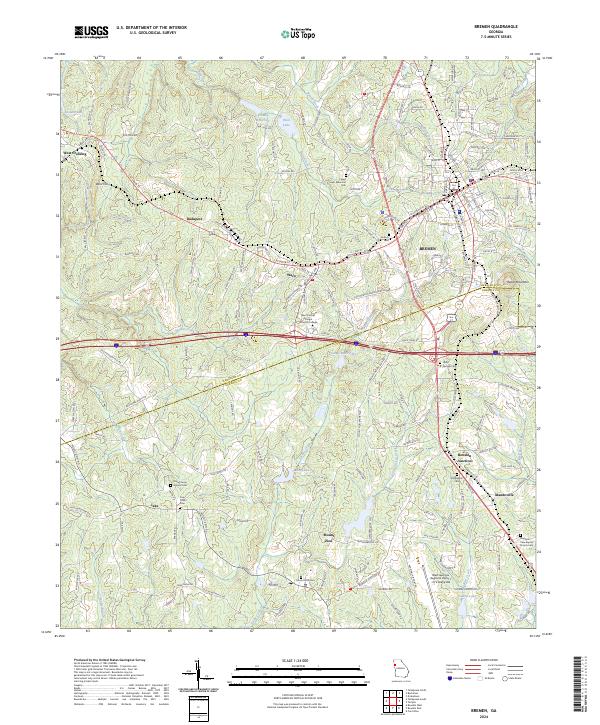 Bremen topographic map thumbnail