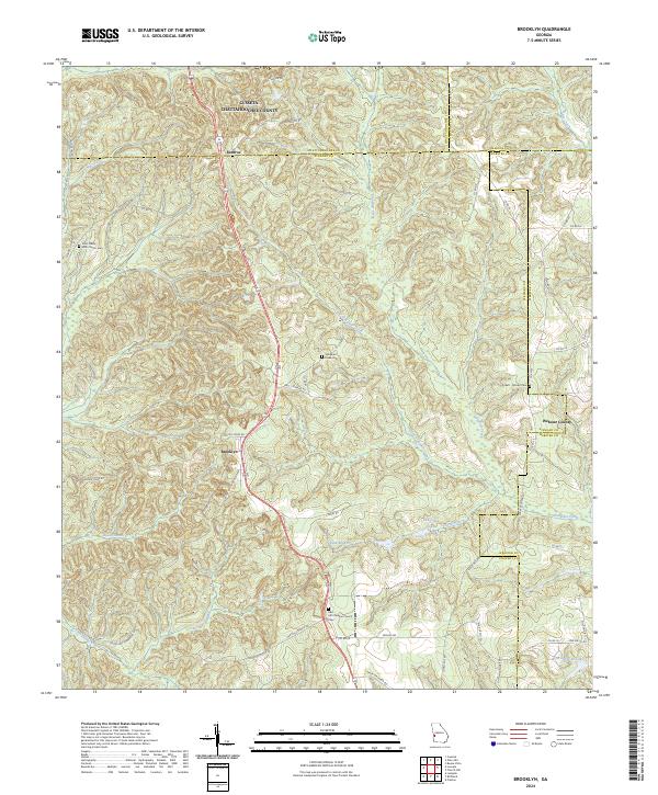 Brooklyn topographic map thumbnail