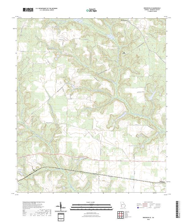 Brooksville topographic map thumbnail