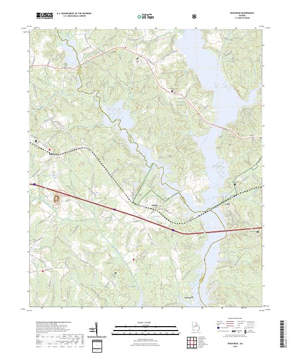Buckhead topographic map thumbnail