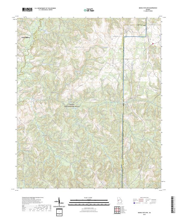 Buena Vista NW topographic map thumbnail