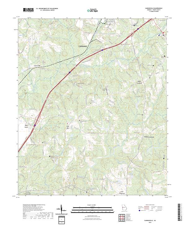 Cannonville 2024 topographic map thumbnail