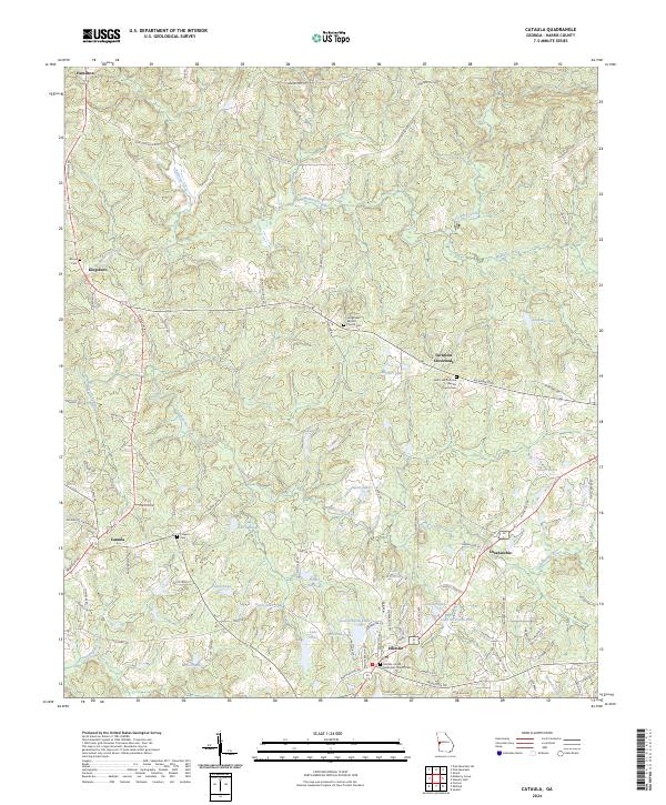 Cataula topographic map thumbnail