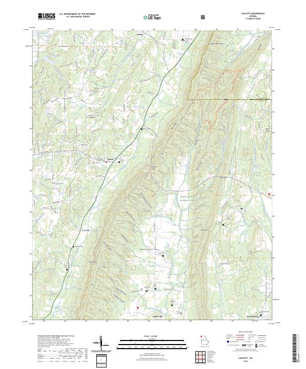 Catlett topographic map thumbnail