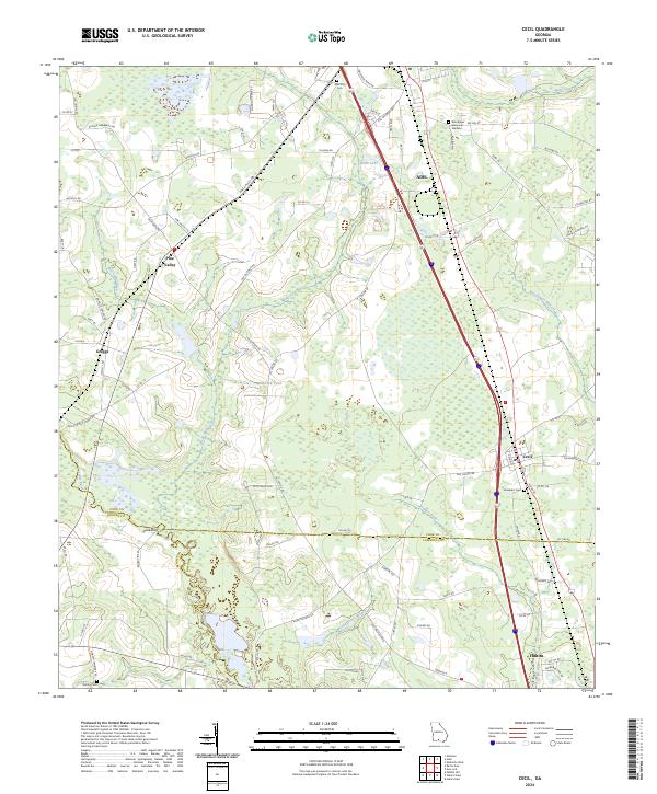 Cecil topographic map thumbnail