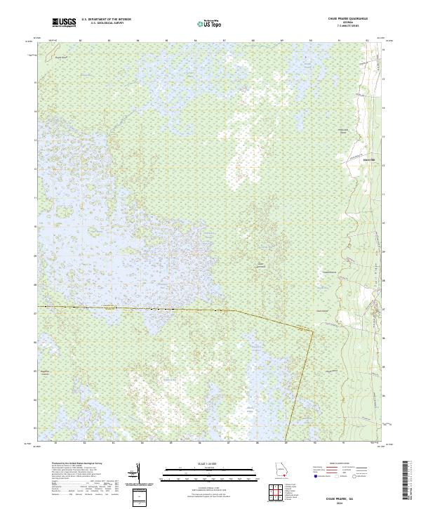 Chase Prairie topographic map thumbnail