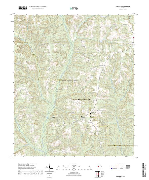 Church Hill topographic map thumbnail