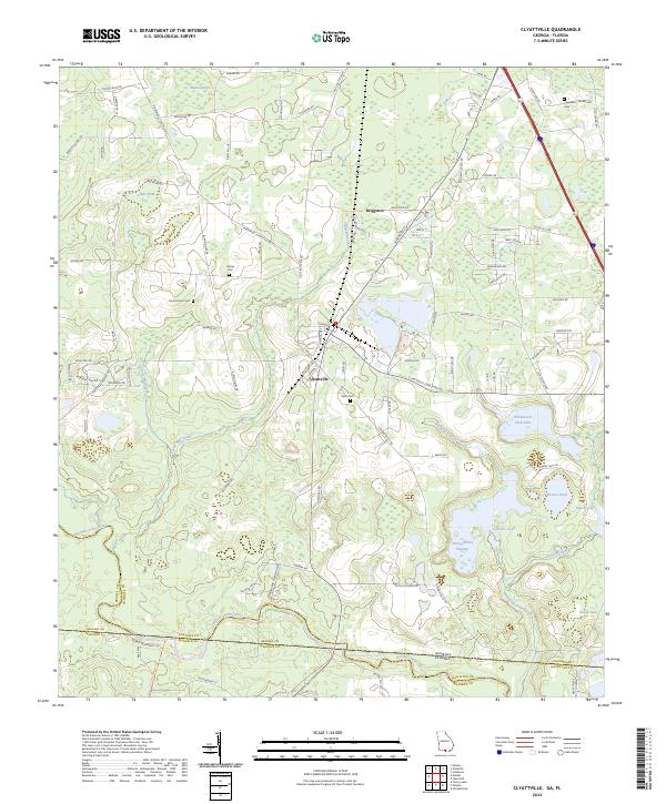 Clyattville topographic map thumbnail