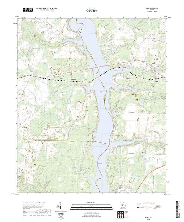 Cobb topographic map thumbnail