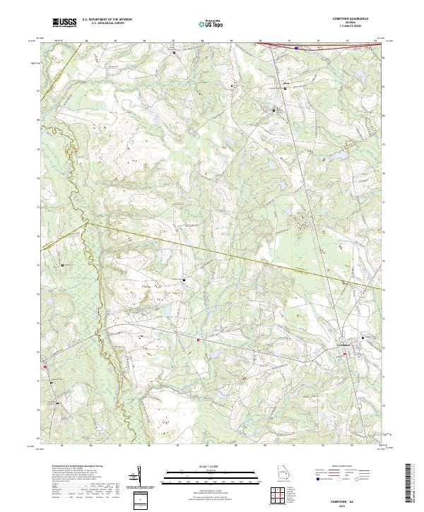 Cobbtown topographic map thumbnail