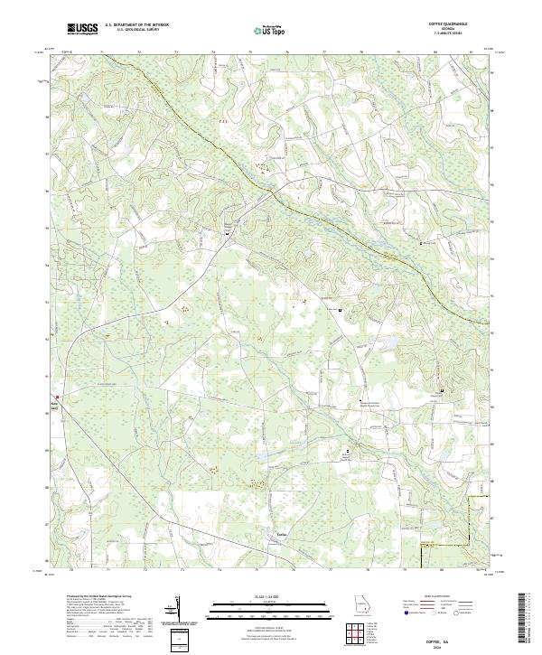 Coffee topographic map thumbnail