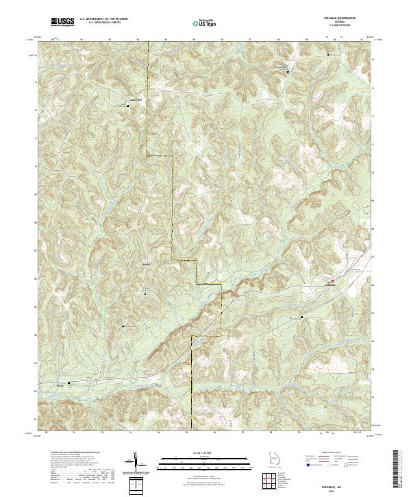 Coleman 2024 topographic map thumbnail