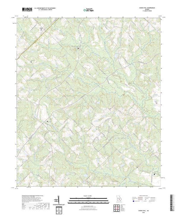 Cooks Still topographic map thumbnail