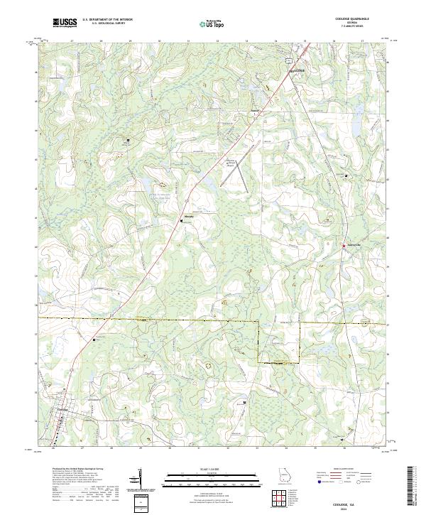 Coolidge topographic map thumbnail