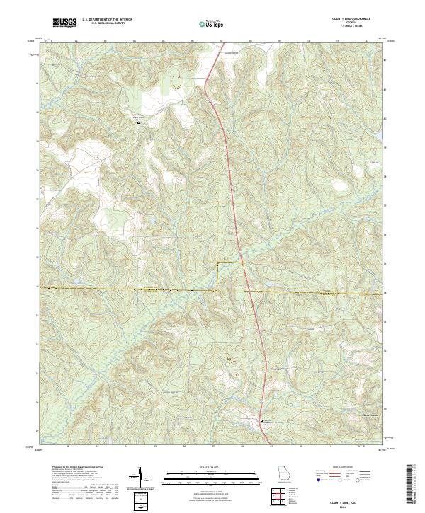 County Line topographic map thumbnail