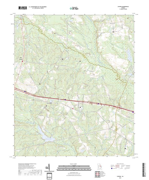 Covena topographic map thumbnail