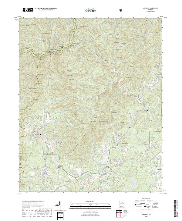 Cowrock topographic map thumbnail